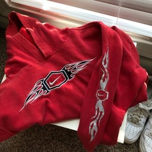 NIKE flame hoodie
